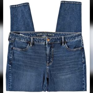 American Eagle Dream Stretch Jegging Women's Size 16 Regular Blue Denim Jeans